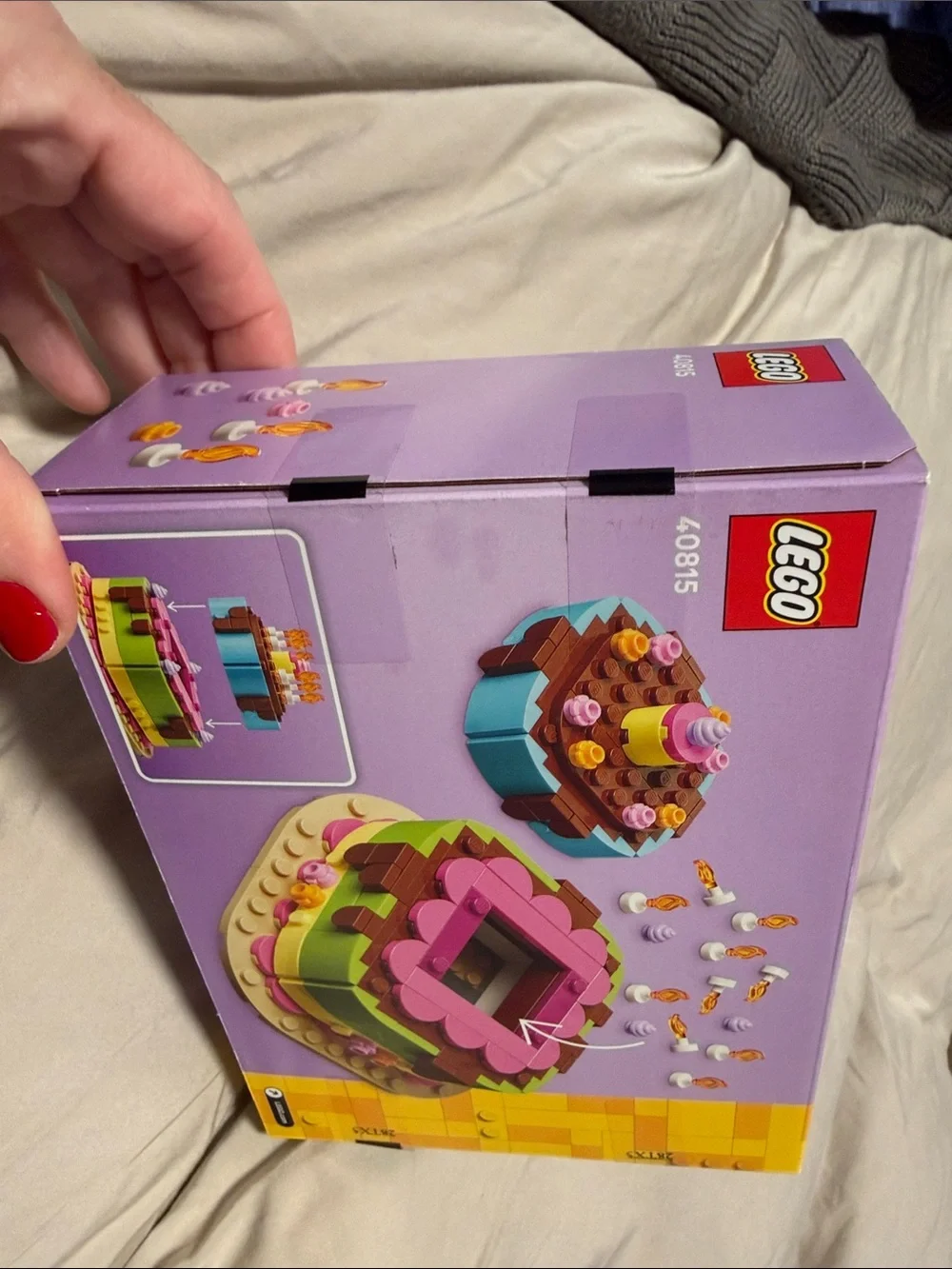 LEGO Colorful Birthday Cake Building Set - Green, Blue & Purple- unopened